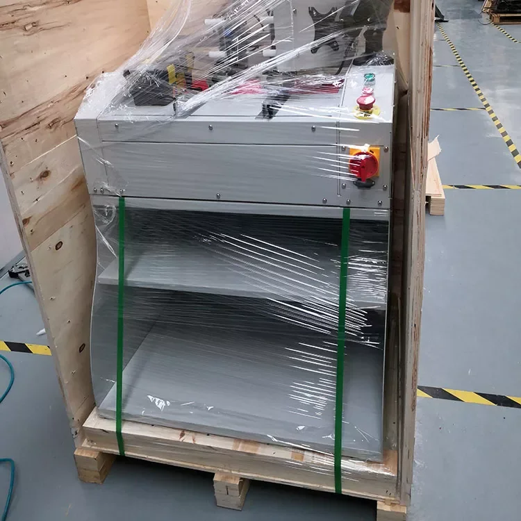 easy open tear tape application taping  cutting machine