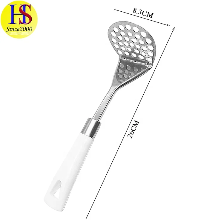 Kitchen Cooking Stainless Steel Potato Ricer Masher with Plastic Handle