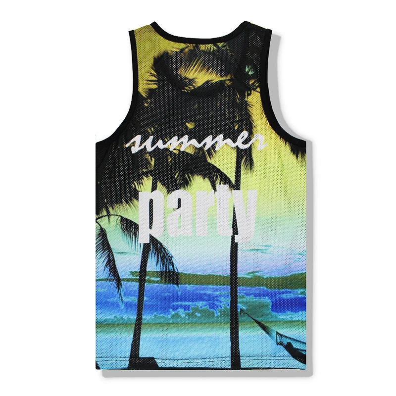  Top Sale Creative Design Factory Price Fashion Mesh Tank Summer