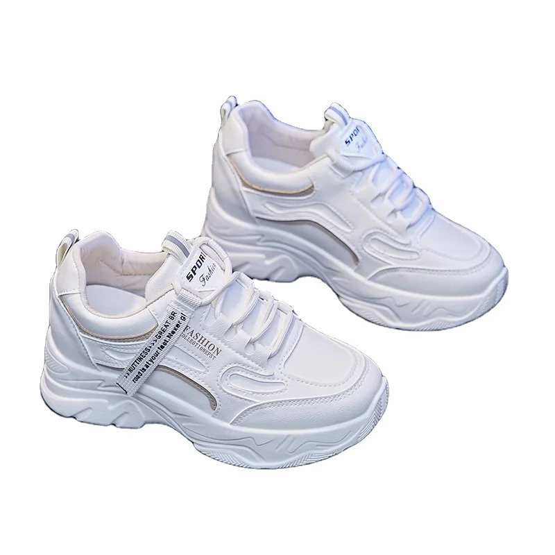 Wholesale Price New Arrival Latest Design High Heel Invisible Shoes Casual Sports Non-Slip Fashion Ladies Sneakers