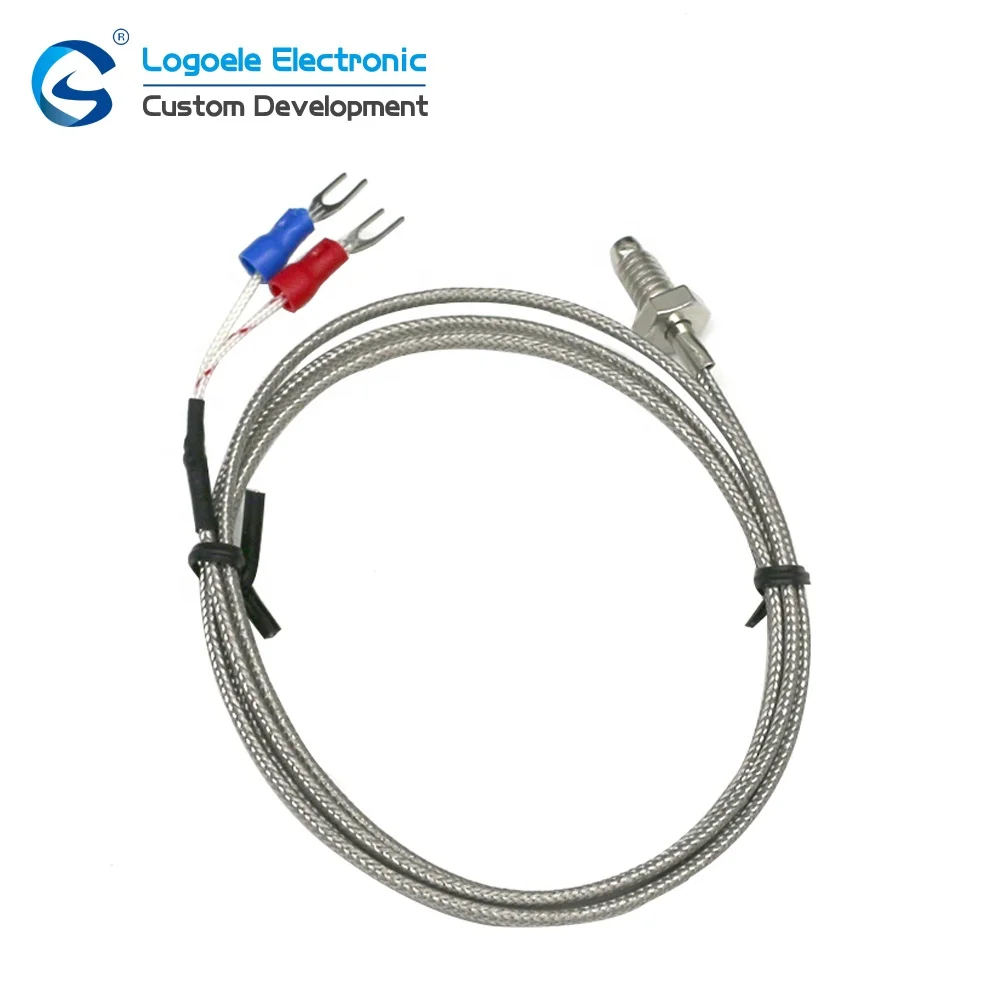 Зонд 1 м 2 м 3 м 5 м высокотемпературный Удлинительный провод с термопарой типа k