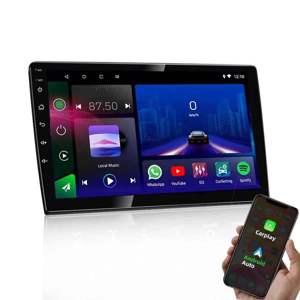 Universal 9 inch Double DIN Android Player 1+32GB GPS WIFI Car Radio Wireless Carplay/Android auto