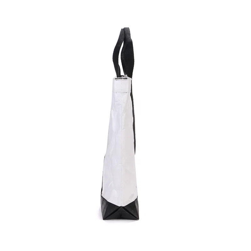 High quality White tyvek foldable shopping bag Reusable waterproof tyvek paper handbag Custom tyvek tote bag