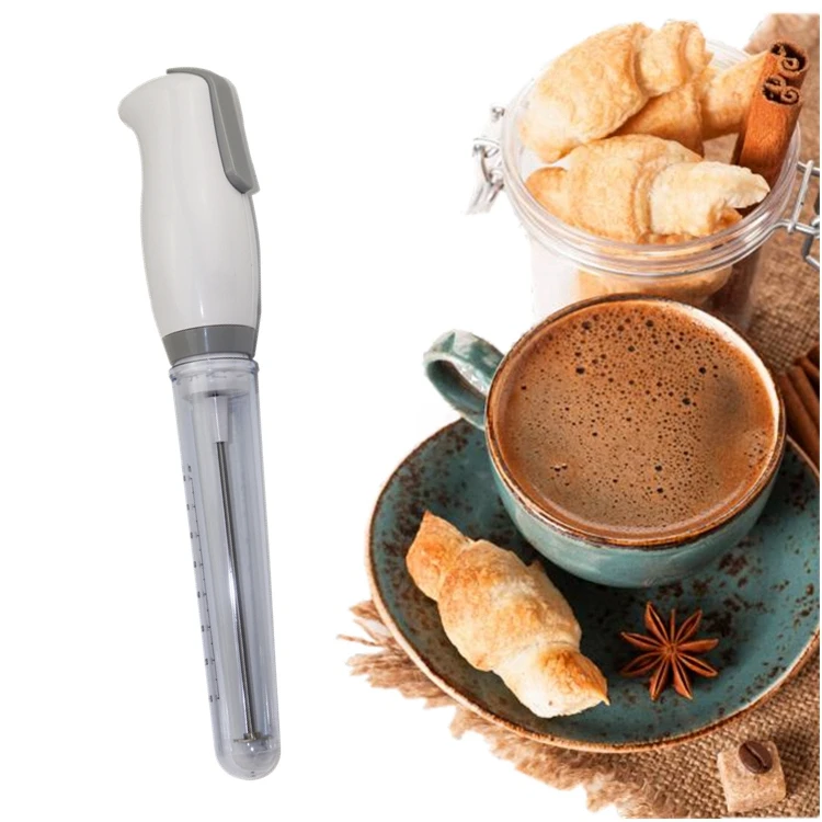 rechargeable automatic stainless steel manual milk mixer   electronic milk frotherHot sale products kitchen accessories