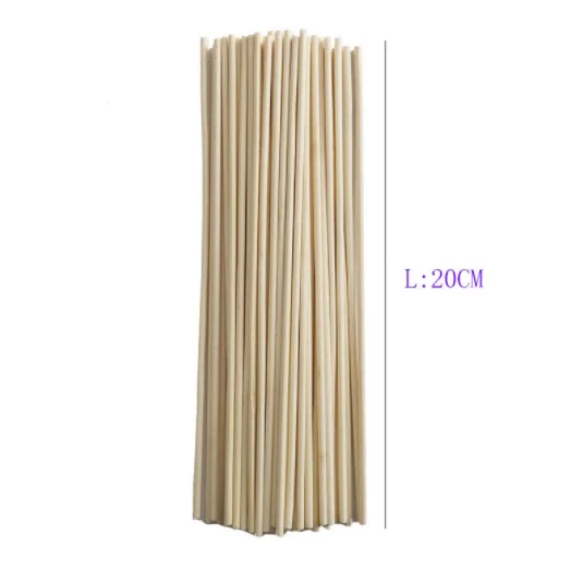 Plants grow and support bamboo sticks