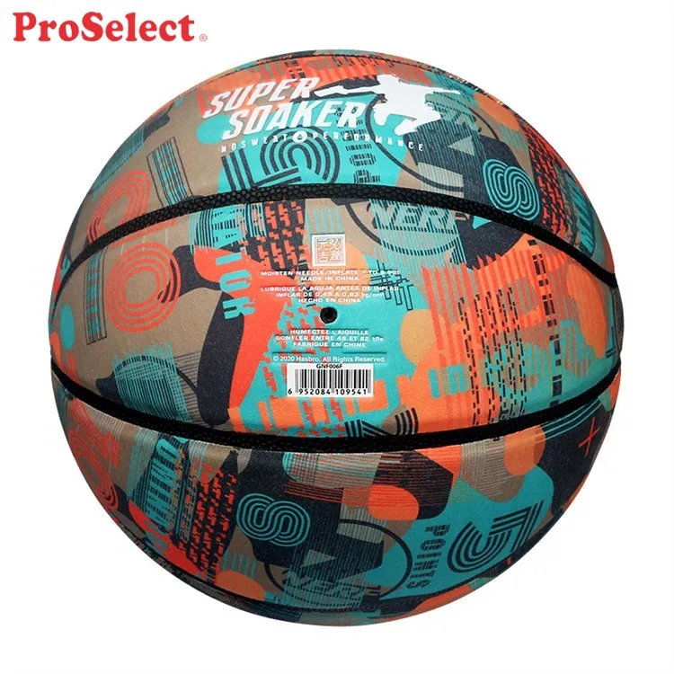 Proselect High Performance Green Outside Freestyle Basketball Ball