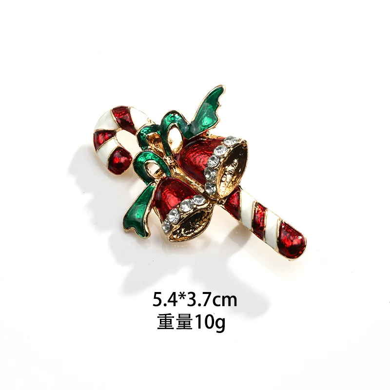 Hot Sale  Heart Shape brooches pins Red rhinestone Christmas brooch pins for wedding centerpieces/Christmas Decor