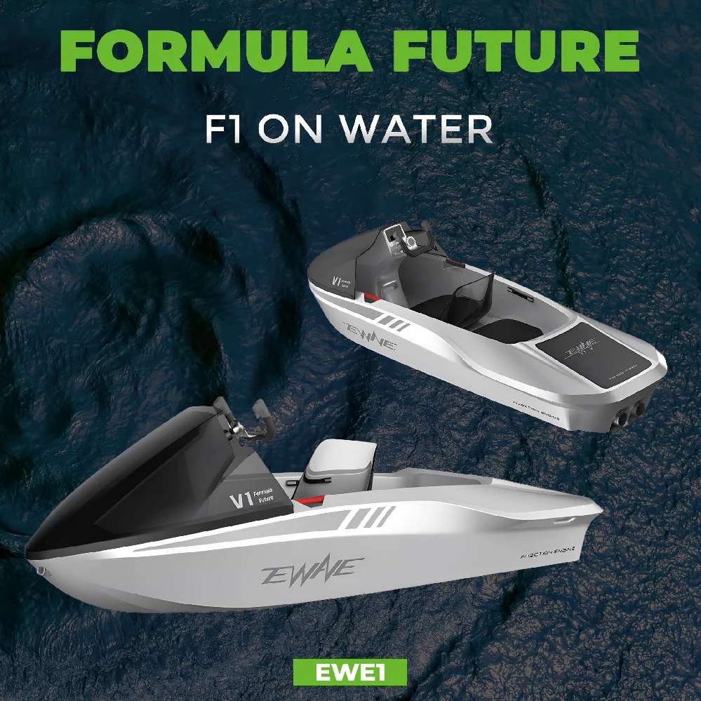 For Rental Sale EWAVE 2 Passenger Propulsion Fresh Fishing Toy Small Kids Play Ski Taxi Car Bike Pedal Jet Electric Water Boat