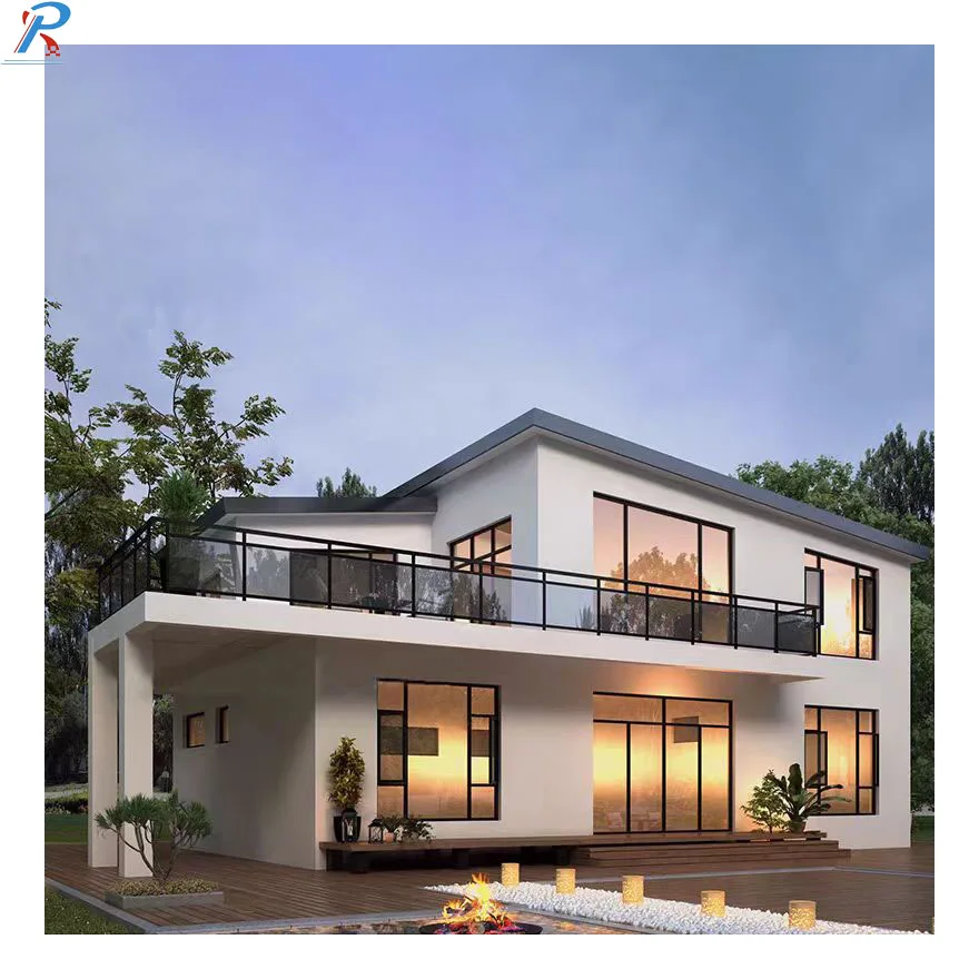 Prefab Modern Villa Materials Good Price Luxury Container House Villa Light Steel Villa
