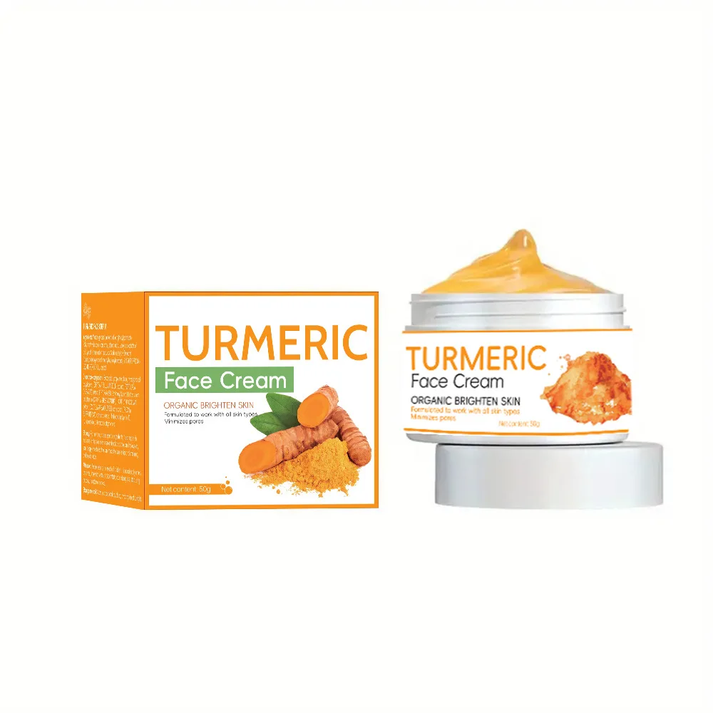 High Quality Turmeric Face Cream Private Label Brightening  Skin Firming Turmeric Face Cream