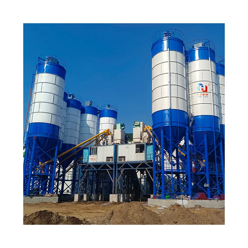 50 Tons Cement Silo Concrete Batching Plant 50m3/h Concrete Mixing Plant