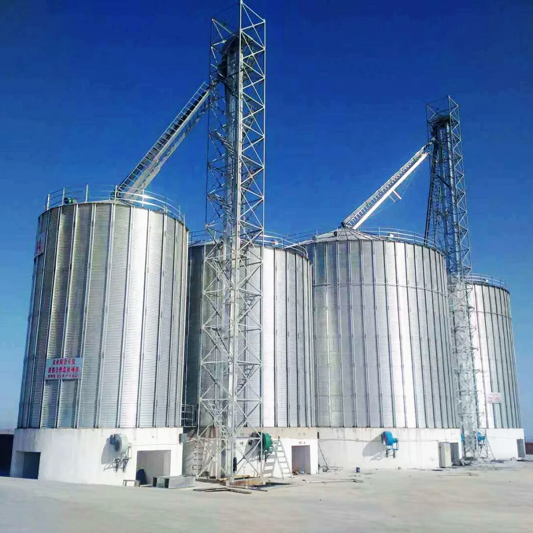 Used tank silo for wood pellet customized maize soya paddy wheat coffee bean grain bins