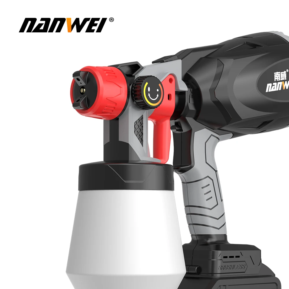 Electric Wall Paint Spray Gun Machine Painting Airless Paint Sprayer Plastic Cordless Paint Sprayer Spray Gun