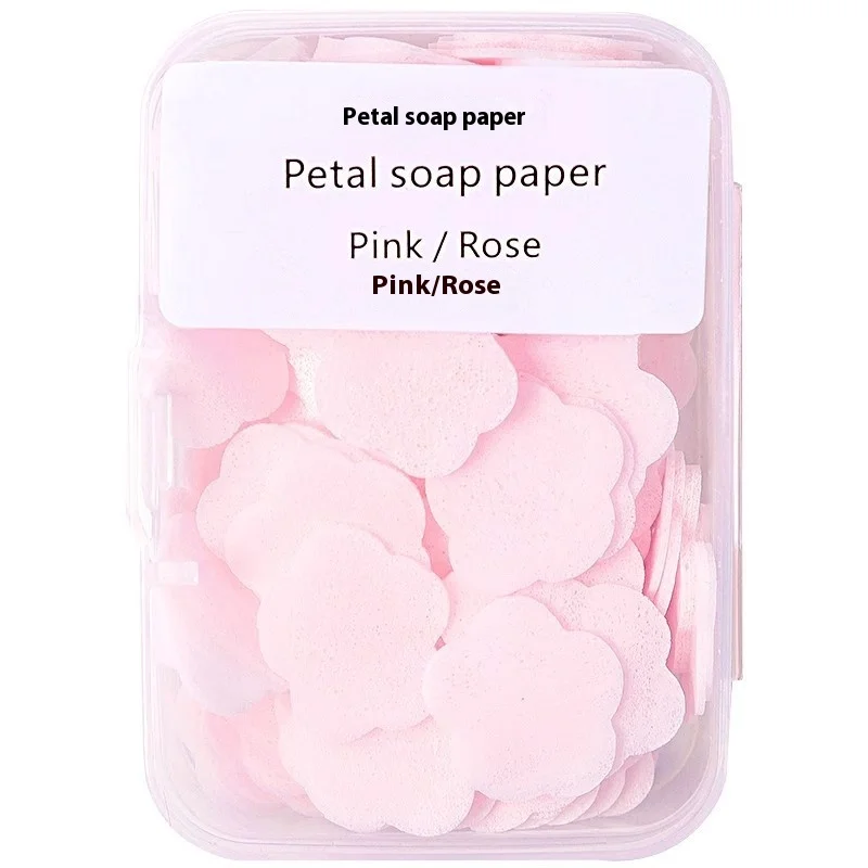 Factory Direct Disposable Portable Solid Herbal Soap Tablets Mini Petal Boxed for Hand Washing Travel-Friendly Wholesale