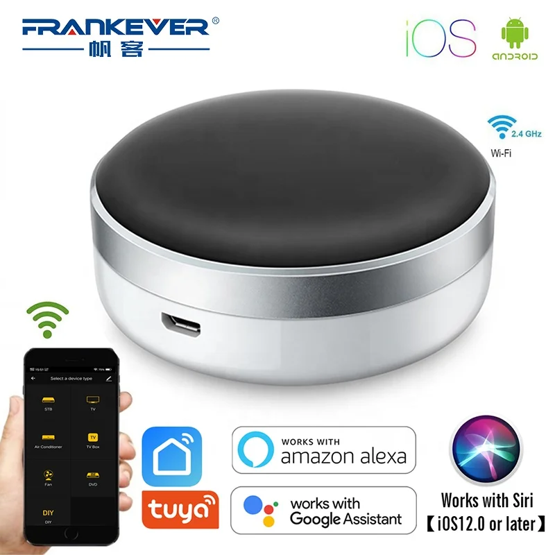 Smart Home Universal App control tuya wifi ir rf blaster Remote Controller for Air-condition TV Alexa Google Home