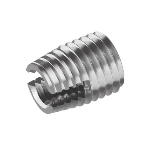 Nimonic 90  self-tapping bushing M4 Thread Insert self-tapping screw sleeve, M4 inner and outer teeth slotted nut