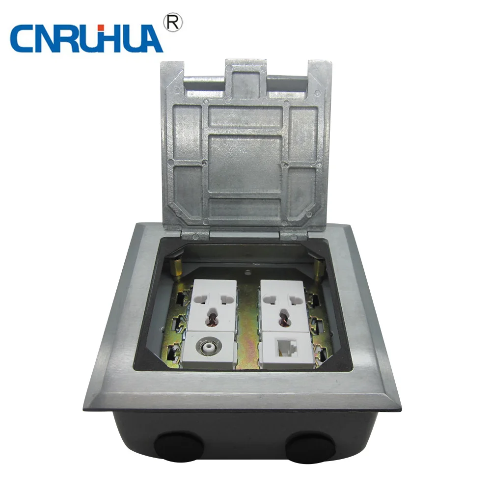 Raised Type Grey rj 45 Floor Socket