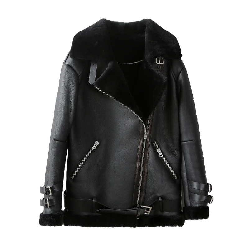 Half Windbreaker Hoodie Woman Fur Jacket Leather Coat Fox with Women Woman Woolen Wholesale factory direct spot