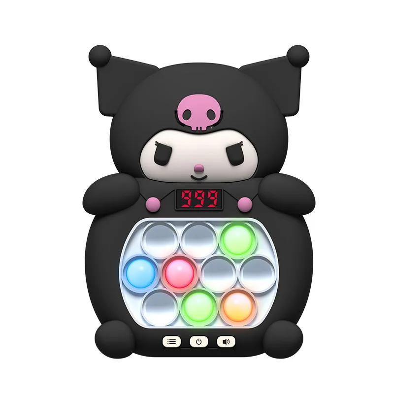 Allogogo 2024 Pop Game Fast Quick Push It Electronic Console Pop Console Push Toy Kuromi Fidget Squeeze Toys For Girls And Boys