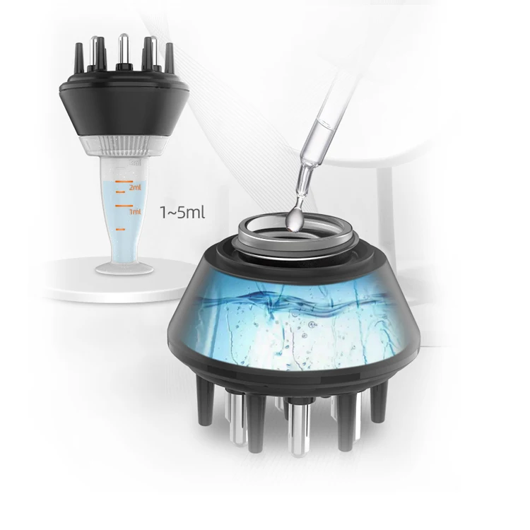 New trending hair oil applicator mini wet comb liquid tank root for serum