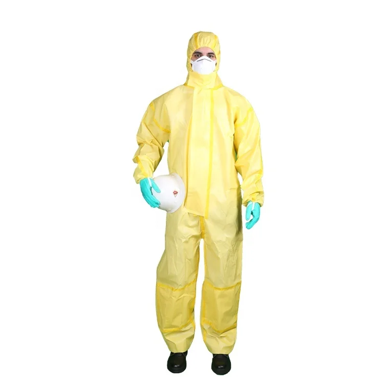 Hubei Wanli Personal Protective Equipment Chemical Protection Clean Room Disposable Coverall Hazmat Suit