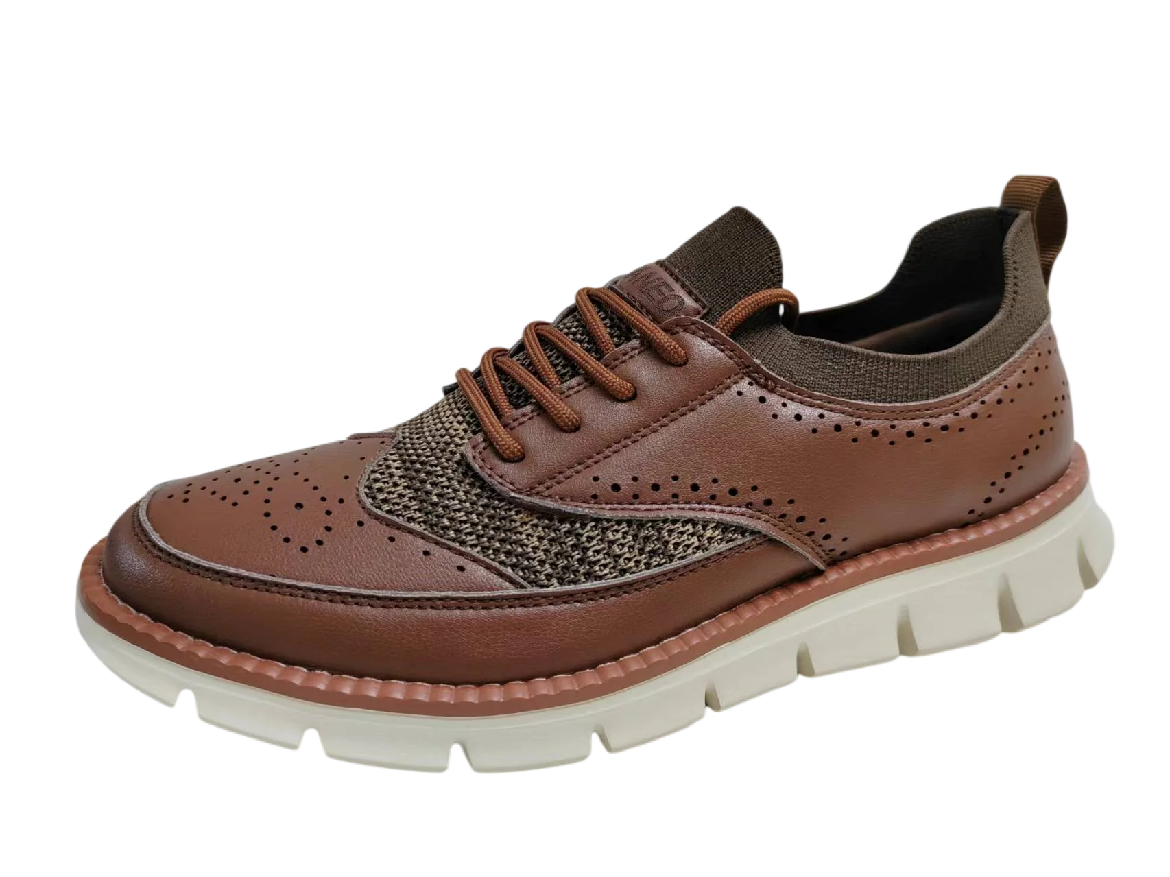 New Design Classical Lace-up Comfortable Men Sneaker Fly Weaving And Pu Upper Casual Shoes For Men