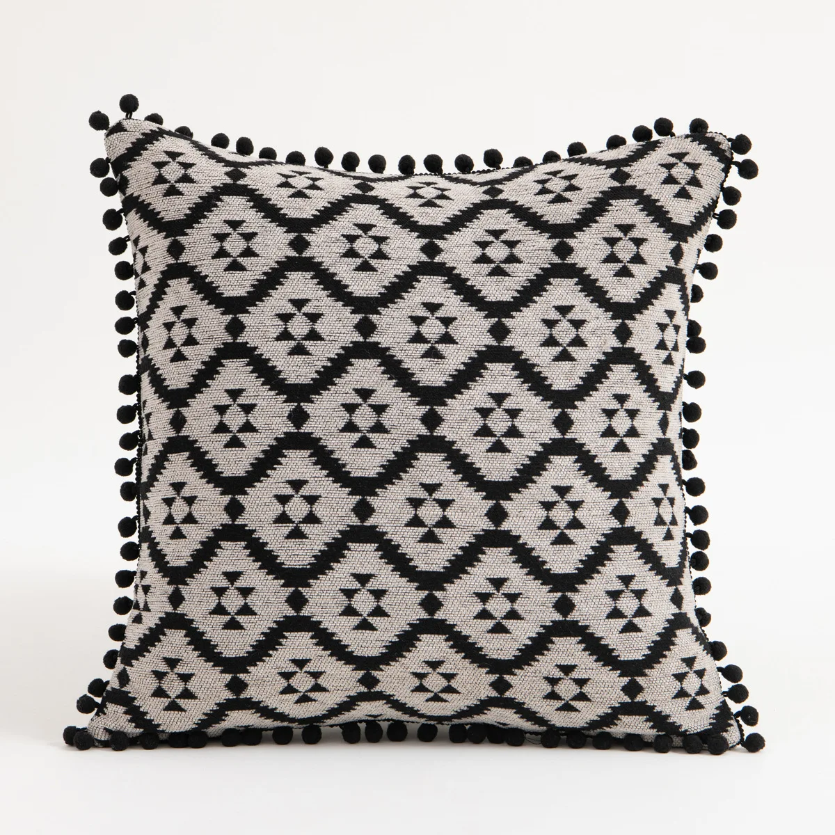 Moroccan Style Vintage Geometric Black White Cushion Cover Living Room Bedroom Car Hotel Cushion Cover