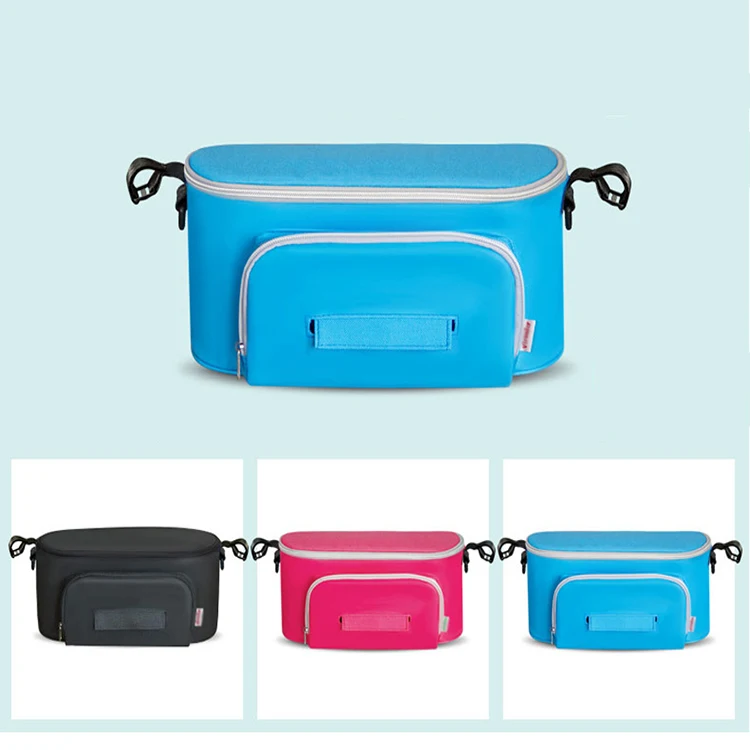 Diaper Bag with Shoulder Strap Baby Stroller Organizer  Bottle Holder and Storage Pocket