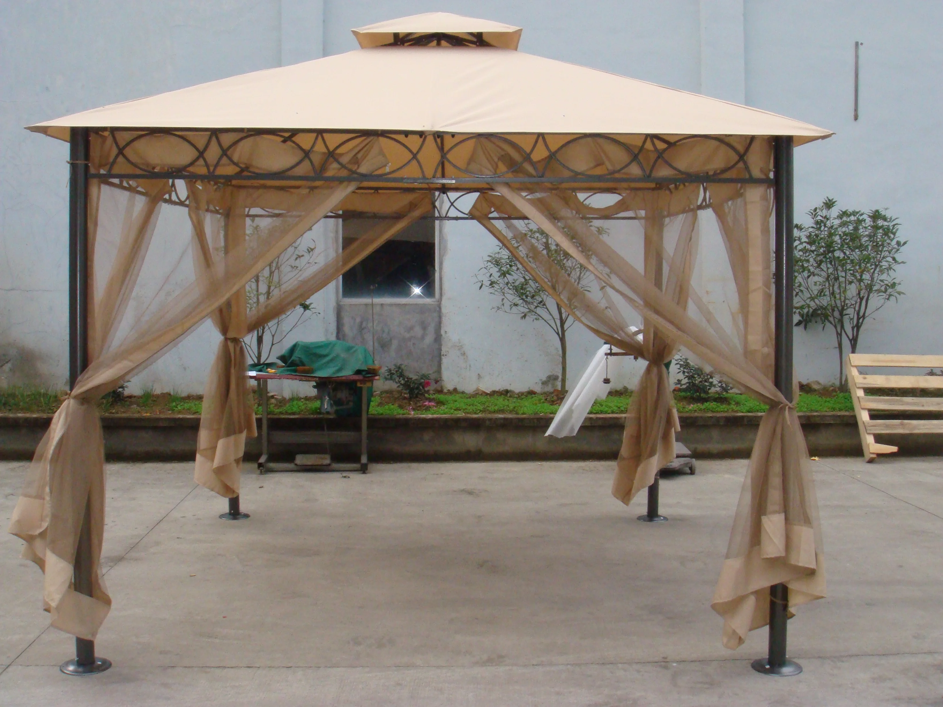 Garden Gazebo Marquee 3x3m Lorca Party Outdoor Patio Tent Awning Canopy Pavilion Shelter Deuba