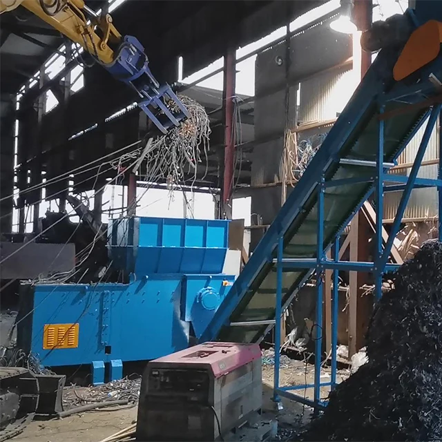 2022 новая машина для измельчения пластиковых кусков с одним валом, измельчитель пластика, машина для измельчения металла