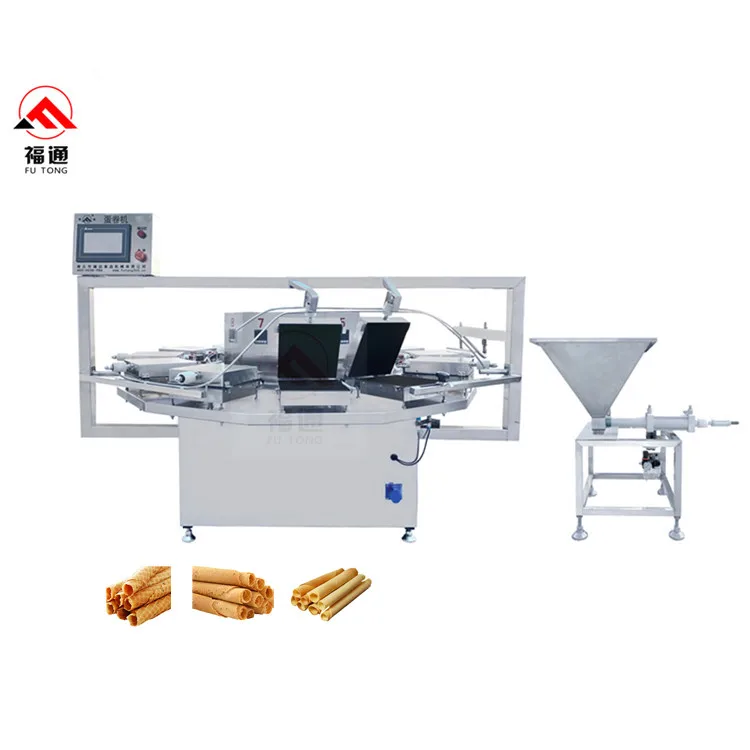 High Output 15 Plates Cigarette Rolls Barquillos Maker Cuchufli Barquillos Making Machine for Sale