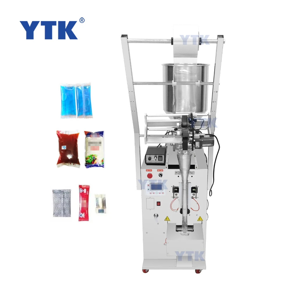 Automatic Bag Packaging Machine Chilli Sauce Honey Syrup Jam Ketchup Mayonaise Viscous Paste Filling Packing Machine