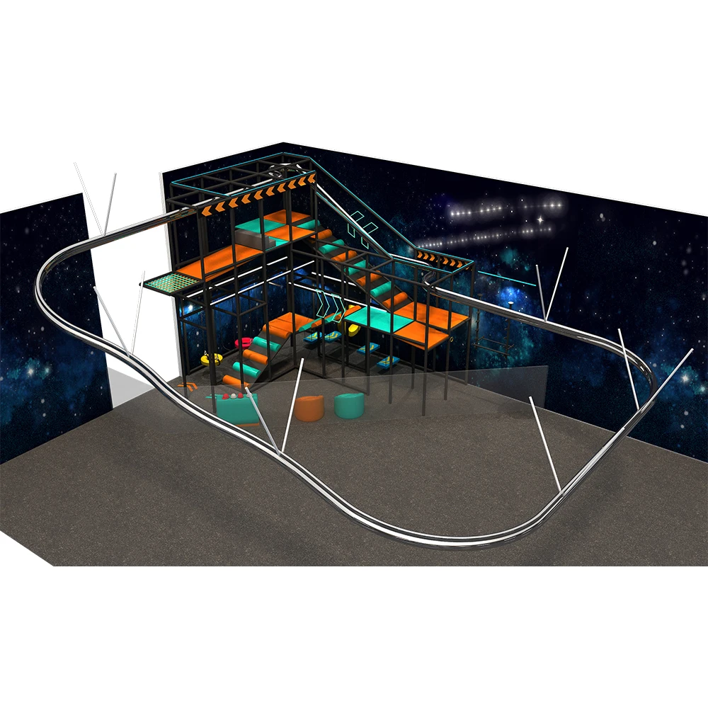 Захватывающий проект Sky Rider, высокие американские горки на молнии для детей и взрослых, крытая и уличная игровая площадка