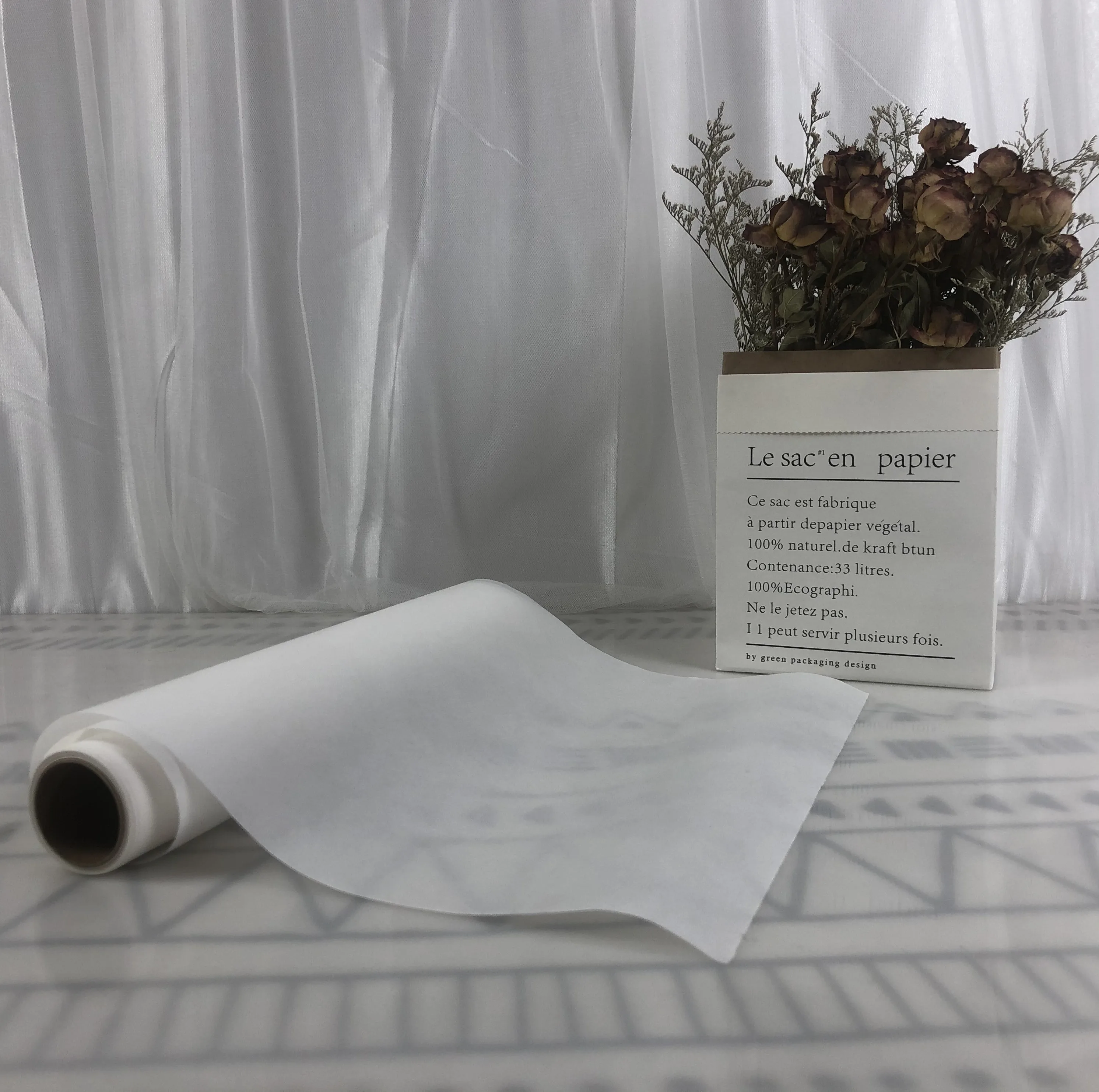 High temperature resistance  baking paper roll packing OEM design baking paper roll