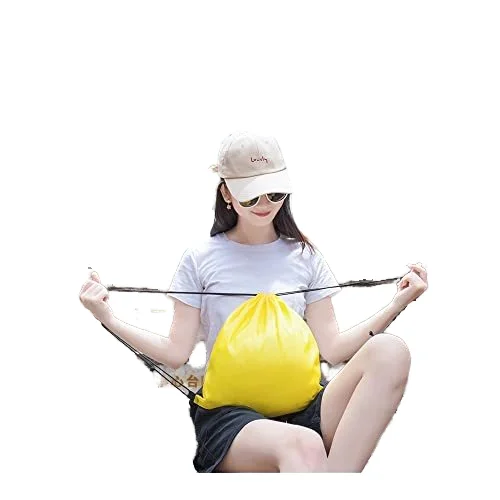 Custom logo promotional printing sport drawstring bag gym backpack bag swimming drawstring gym cinch String bag