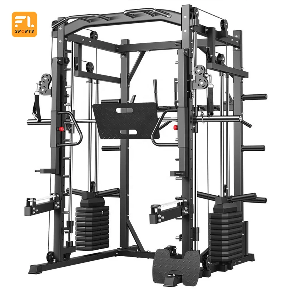 Smith machine deep squat press heavy dumbbell gantry home fitness equipment multifunctional comprehensive training equipment
