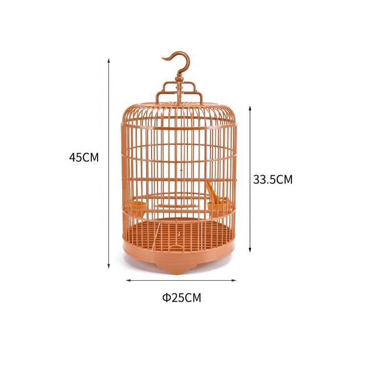 cachorro OEM buy cheapest Diameter 25cm folding canary big small wholesale breeding pet fancy bamboo decorating bird cages