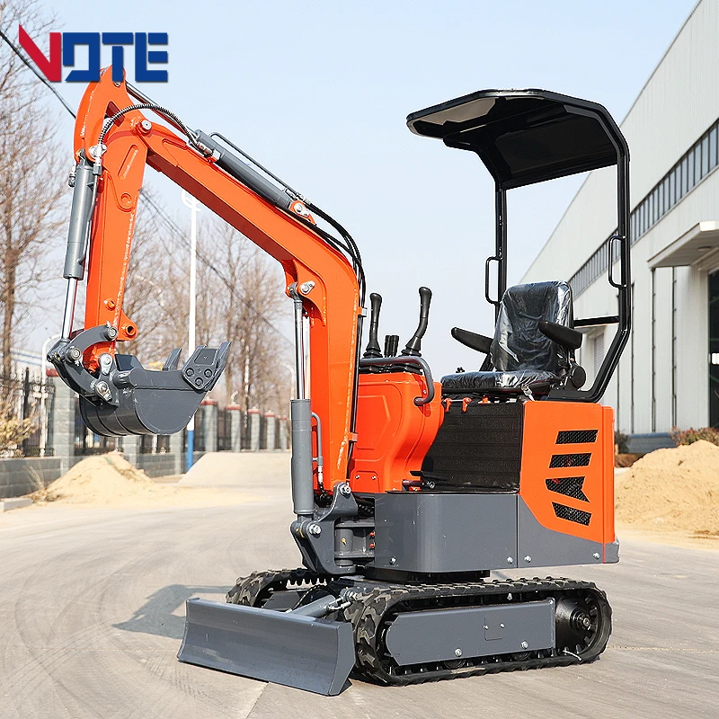 Free Shipping Mini Excavator 1.2 Ton EPA Euro 5 Kubota Engine Crawler Digger Farm Used Chinese Machine Mini Excavator