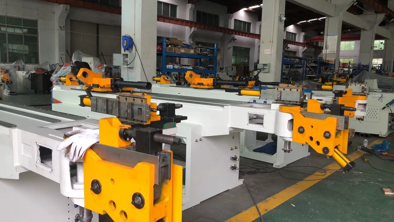 DW38CNC furniture pipe bending and punching machine economic manual rectangle pipe bender