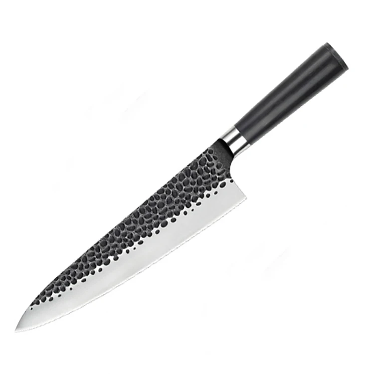 Японский шеф-нож кухонный дамасский клинок 8 дюймов кованая текстура 4Cr13