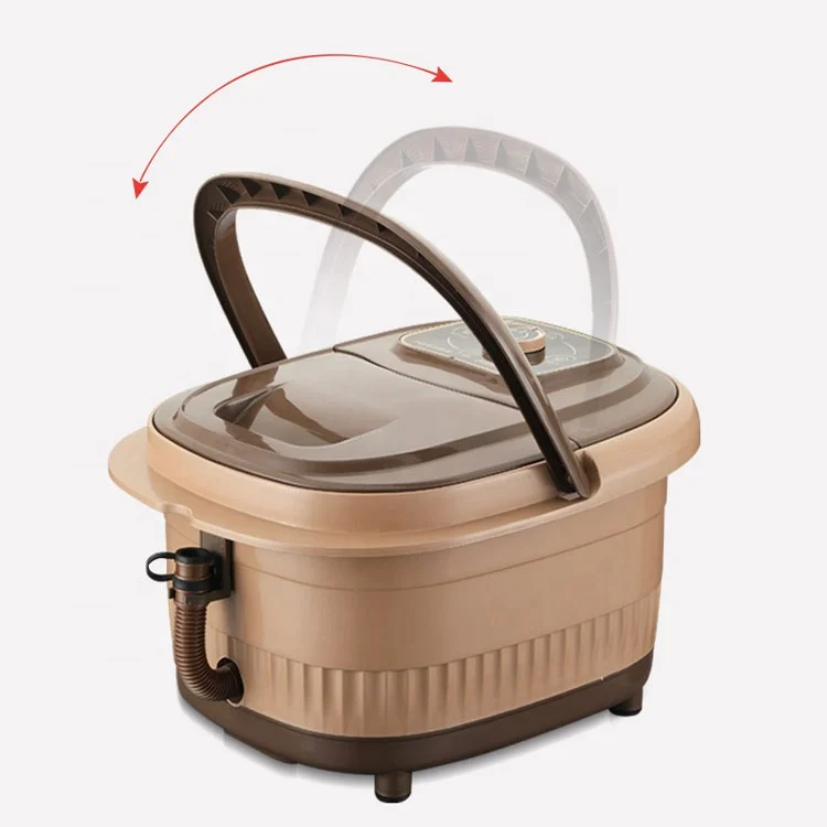 
Home use foot spa barrel massage roller foot bath bucket soak feet water foot massager 