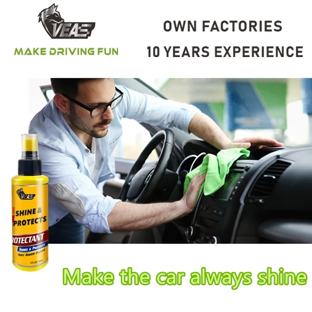 Eco-friendly car liquid cleaning Car Care Polish Silicone Spray Panel Dashboard Wax