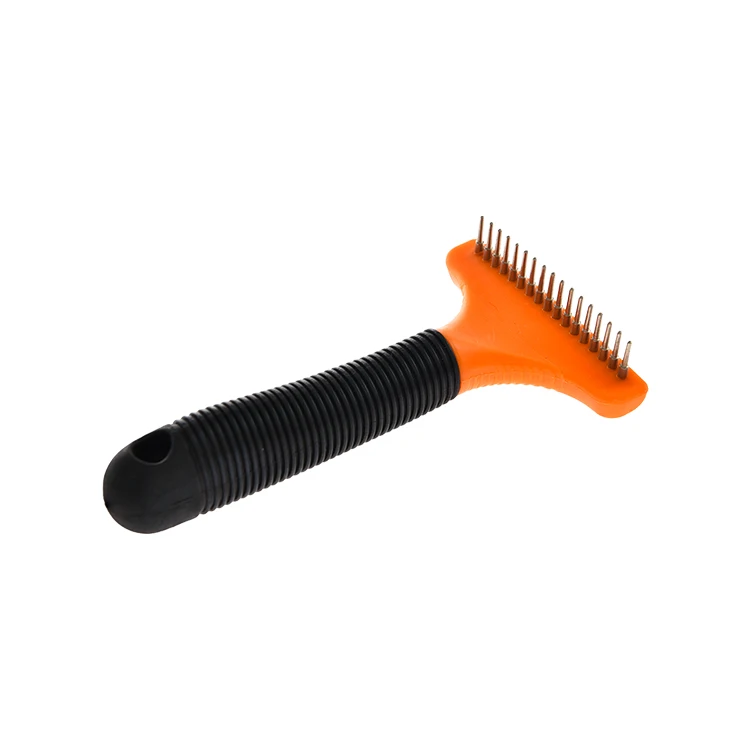 
Factory protect smooth pet dog hair remover shedding comb brush 