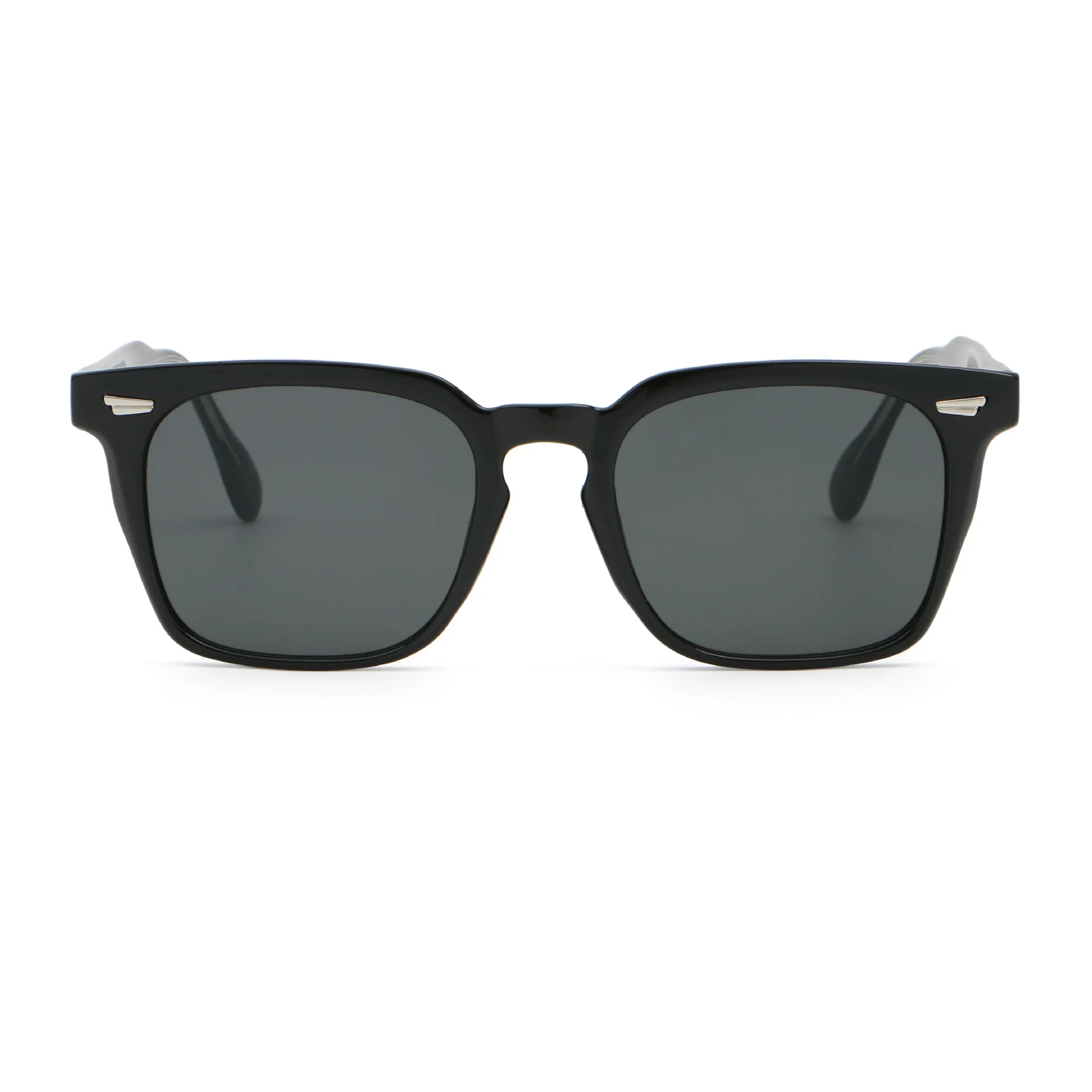 6204 Luxury Brand Designer PC+CP Women Sun Glasses Custom Logo Retro Men Square sunglasses lenses polarized