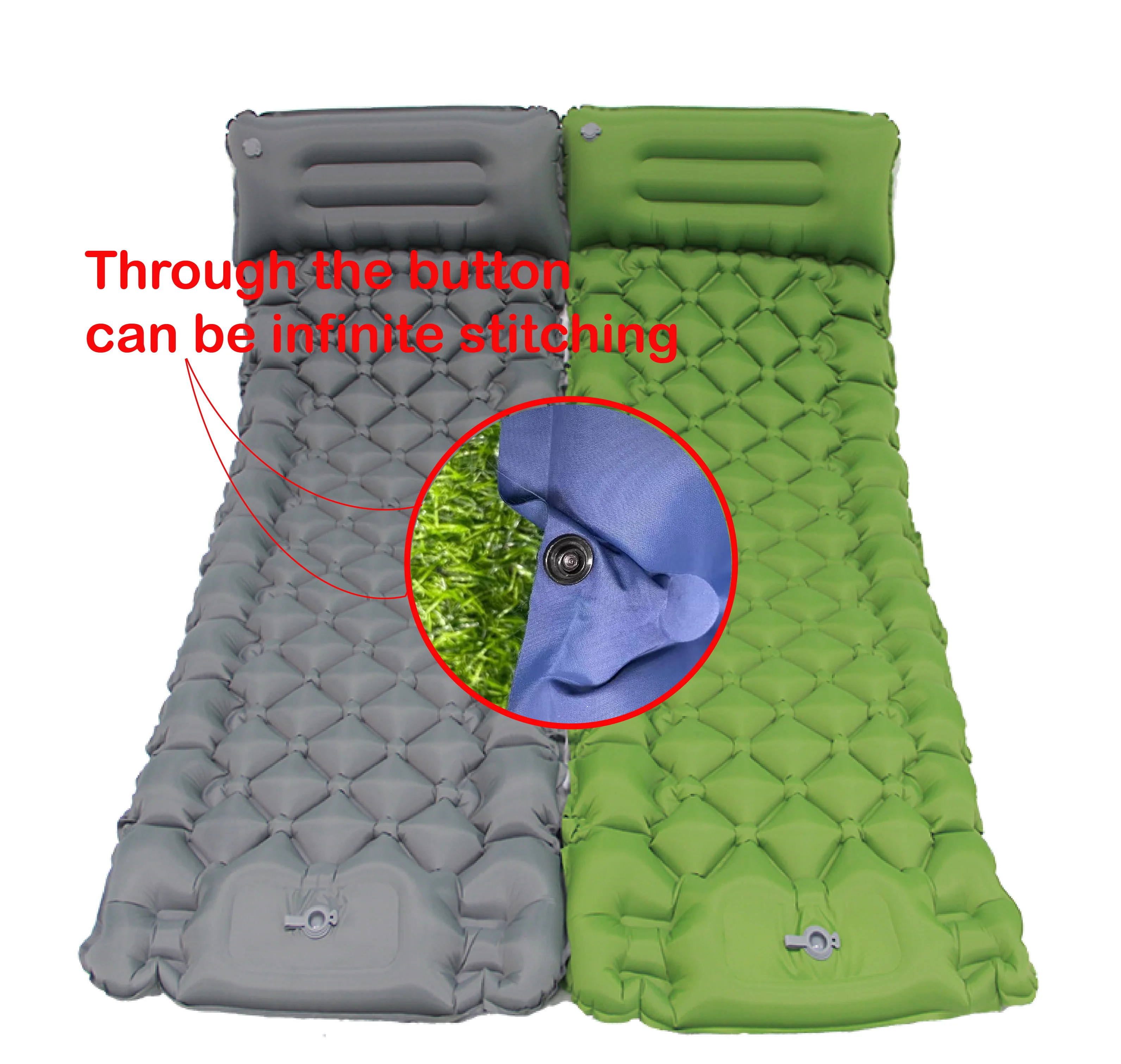 Новинка, толстый коврик для сна utralight, Самонадувающийся коврик с подушкой, коврик для сна, коврик для походов