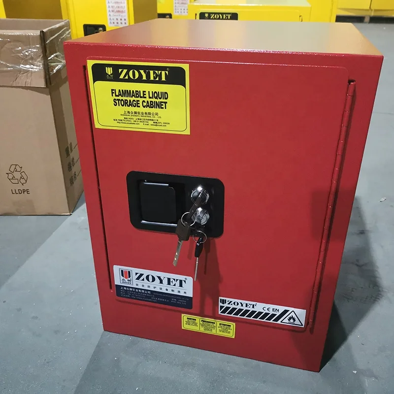 ZOYET Small Fireproof Safety Chemical Liquid Storage Cabinets, laboratory chemical storage cabinet