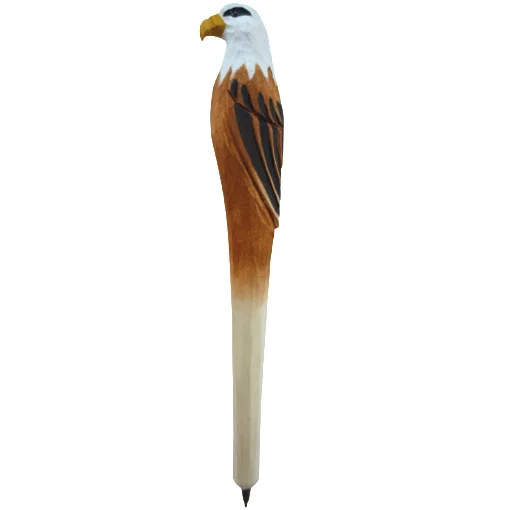 Wholesale promotional Hand Carving wooden set cheap fancy Wooden ballpoint Animal Pens