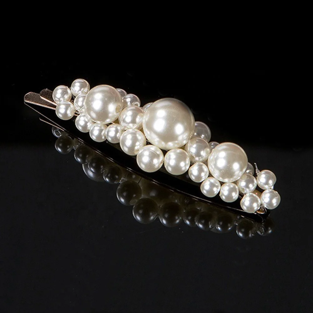 Pearl Design Barreet Clip Hair Pins Ladies Fancy Hiar Clips