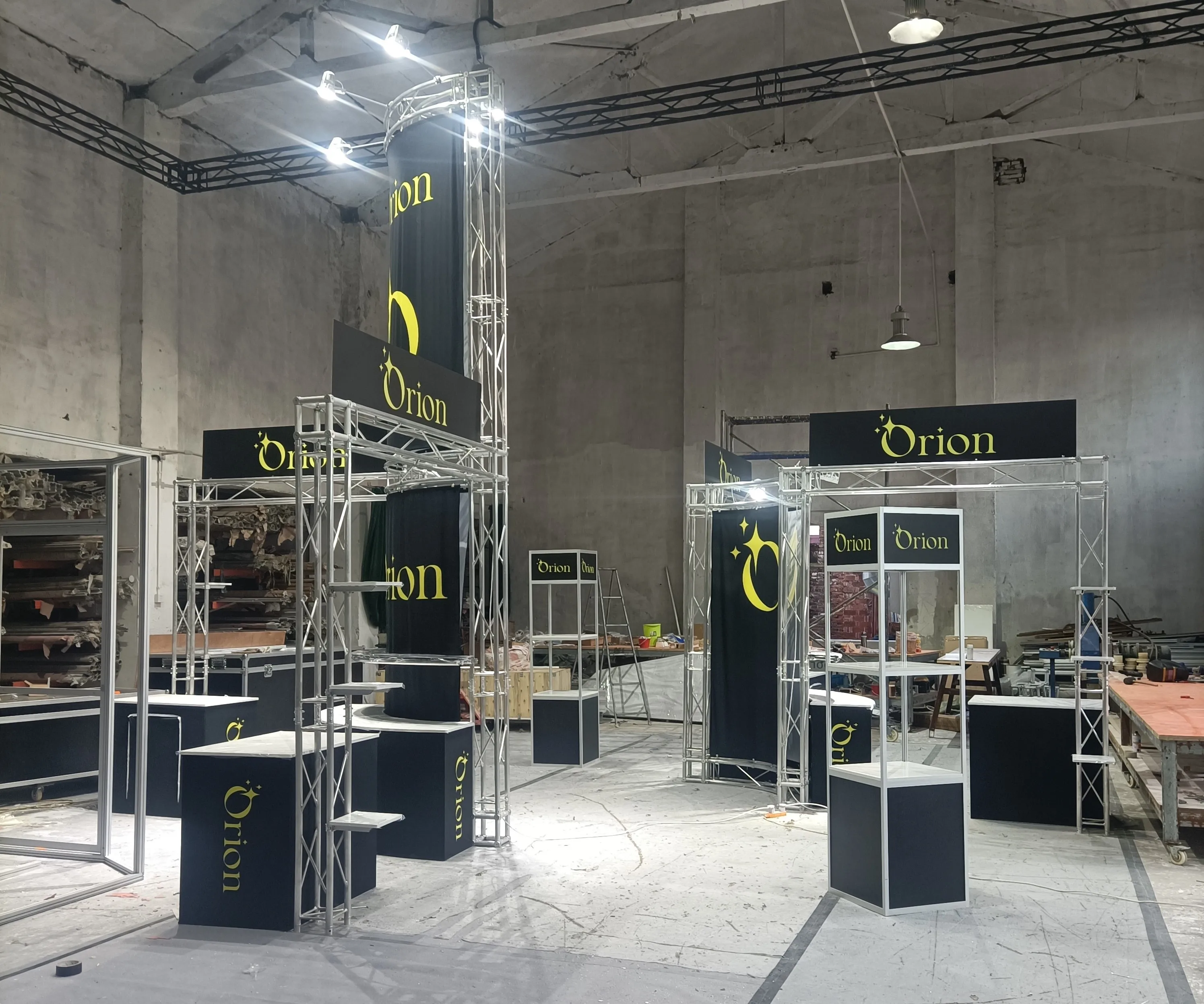 Aluminum truss stand exhibition material stand fair trade show booth