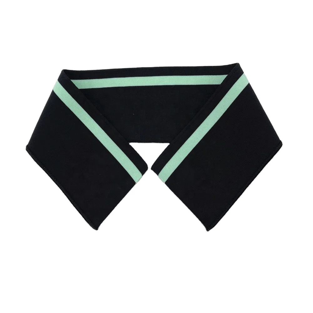 Factory Price Plain 1*1 Polyester Flat Knitting Rib Collar